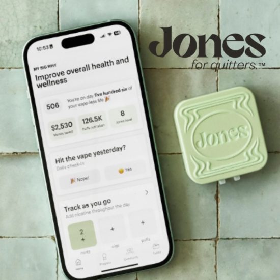Quit with Jones - Nicotine To Quit Vaping
